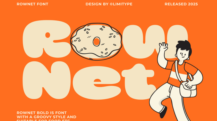 Rownet Rounded Bold Font