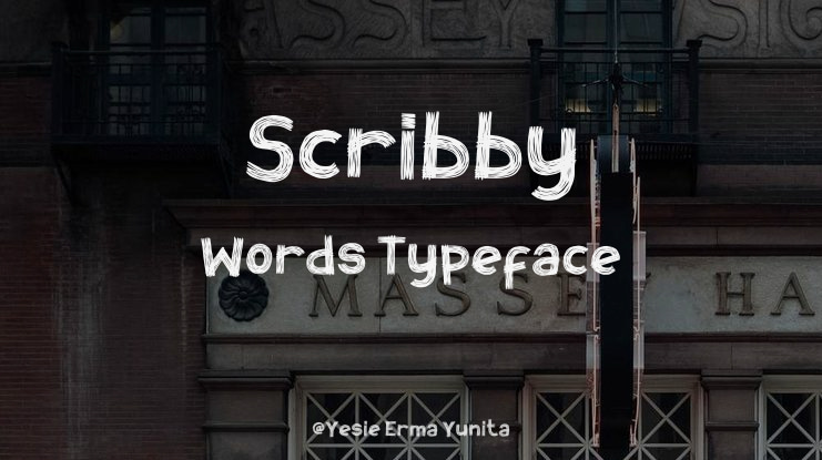 Scribby Words Font