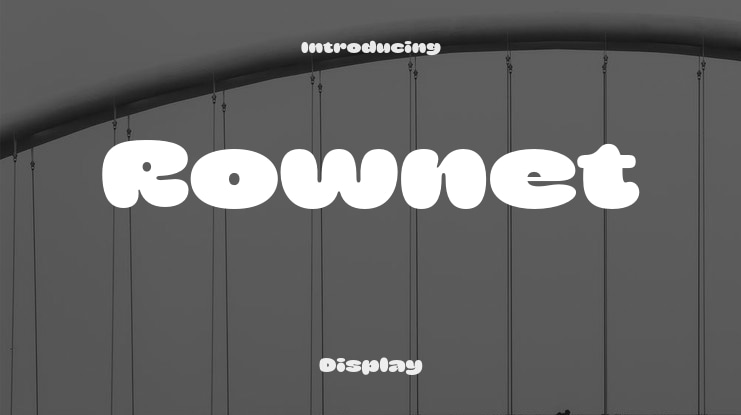 Rownet Font