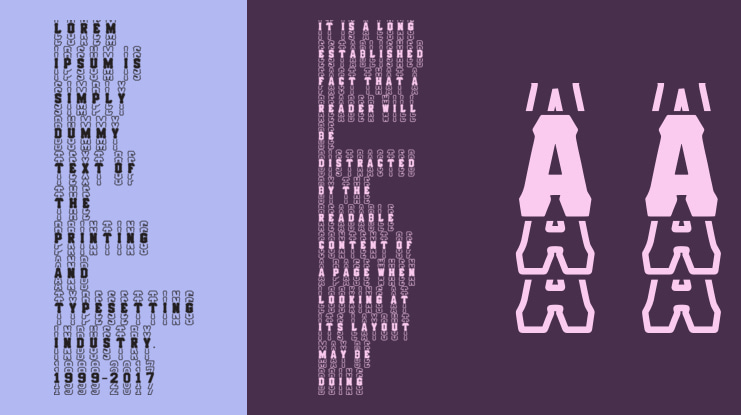 Hell Forge Stacked Font