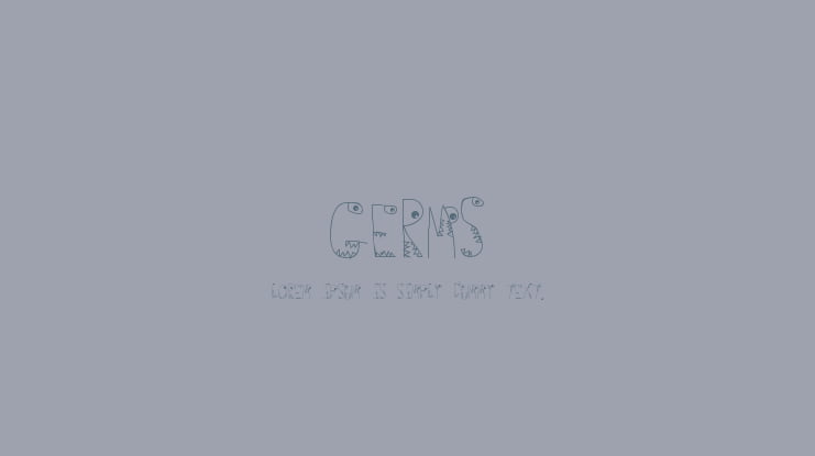 Germs Font