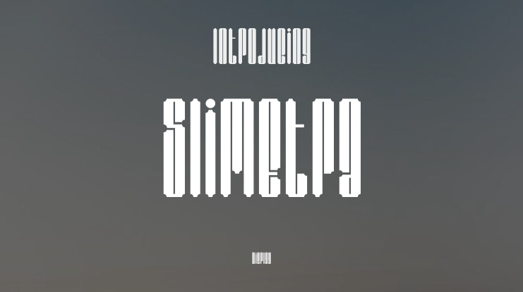 Slimetra Font Family