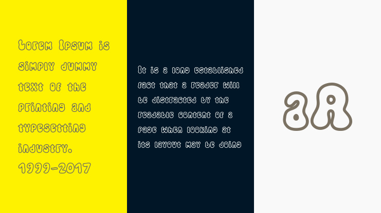 Meltipop Outline Font
