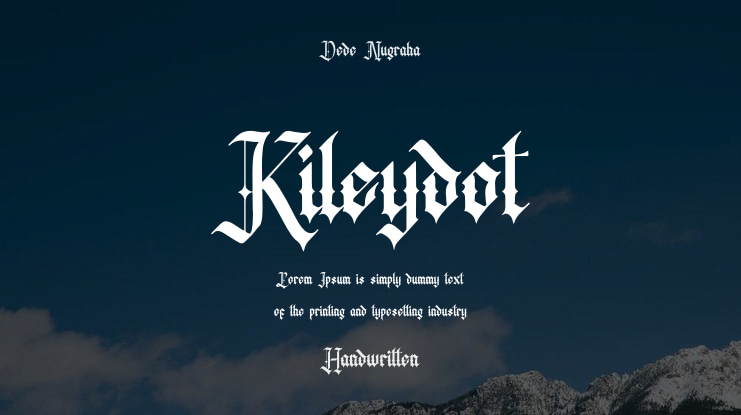 Kileydot Font