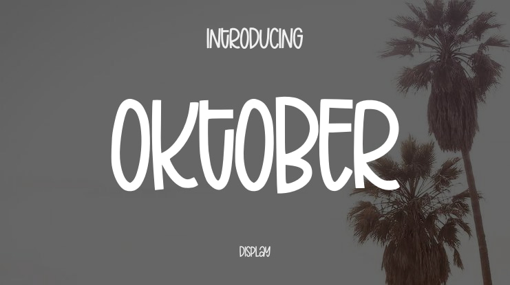 Oktober Font