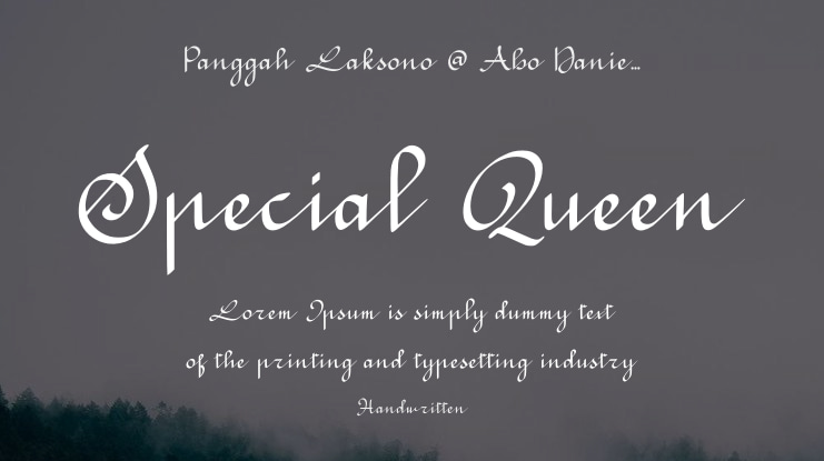 Special Queen Font