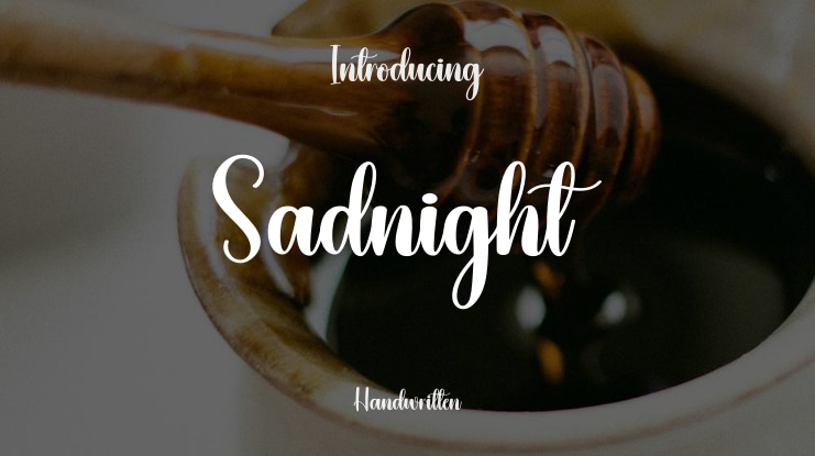 Sadnight Font