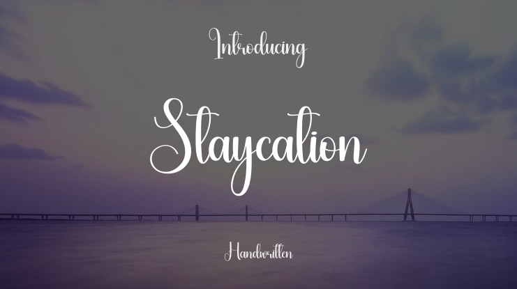 Staycation Font