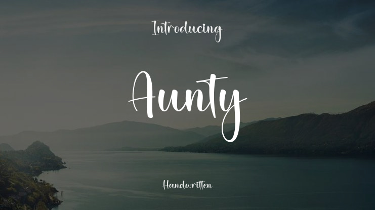 Aunty Font