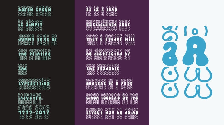 Meltipop Stacked Font