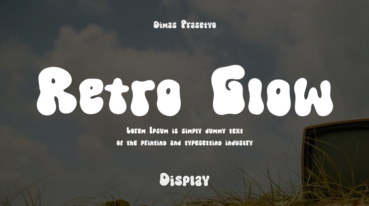 Retro Glow Font