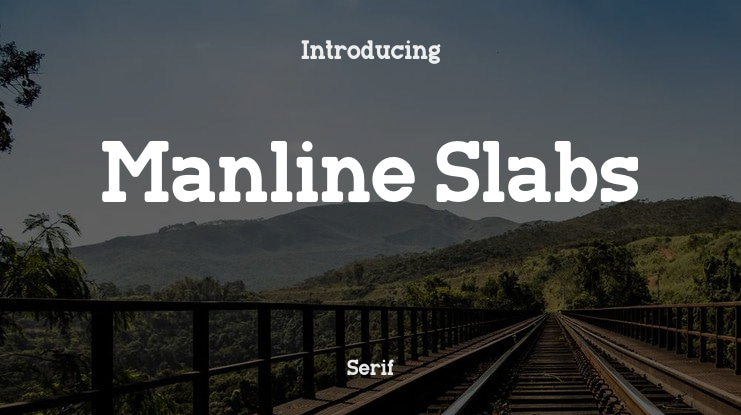 Manline Slabs Font