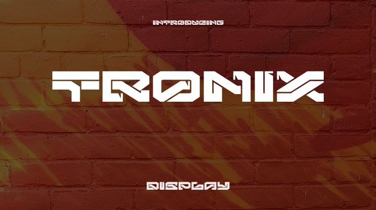 Tronix Font