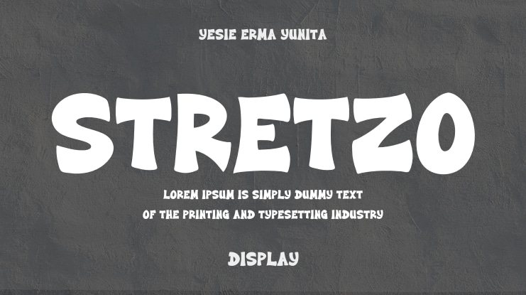 Stretzo Font Family