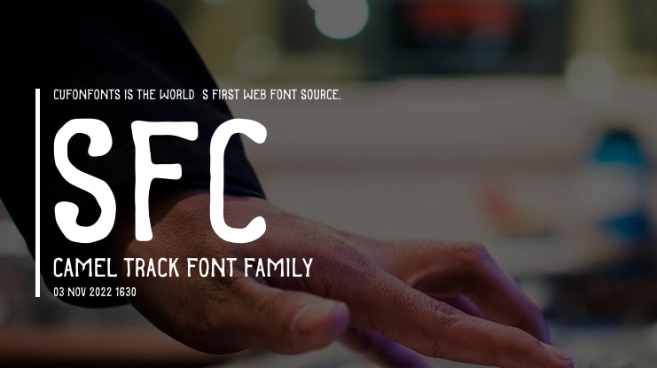 SFC Camel Track Font