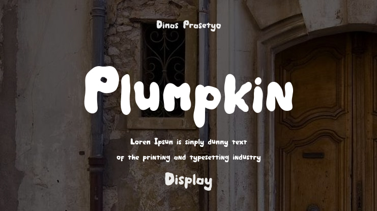 Plumpkin Font