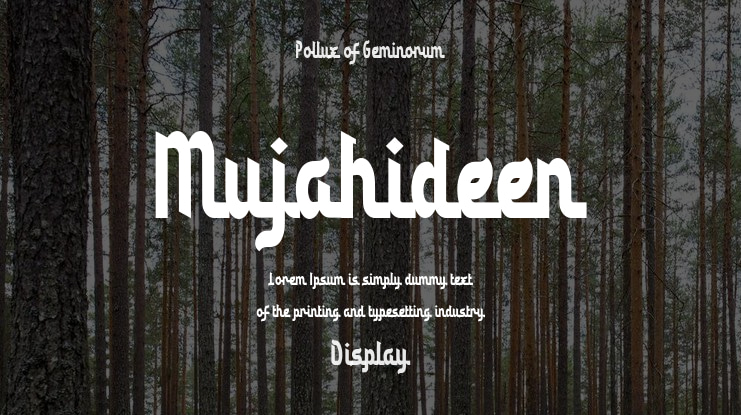 Mujahideen Font