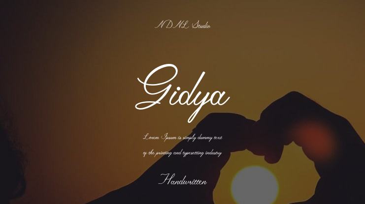 Gidya Font