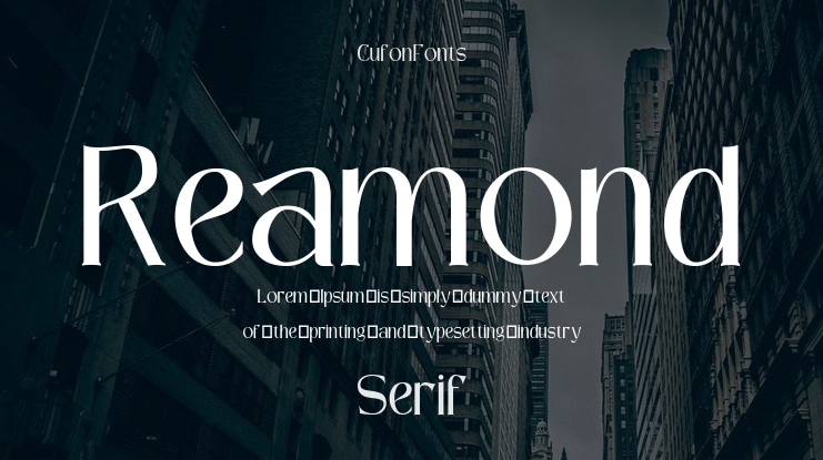 Reamond Font