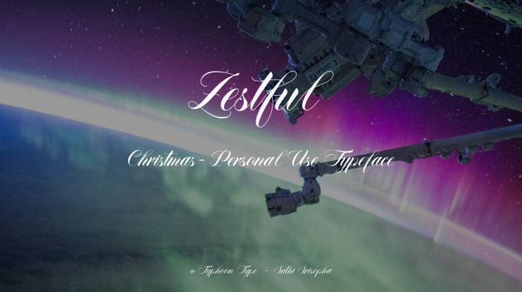Zestful Christmas-Personal Use Font