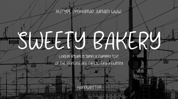 Sweety Bakery Font