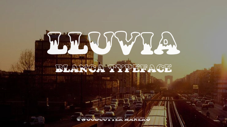Lluvia Blanca Font