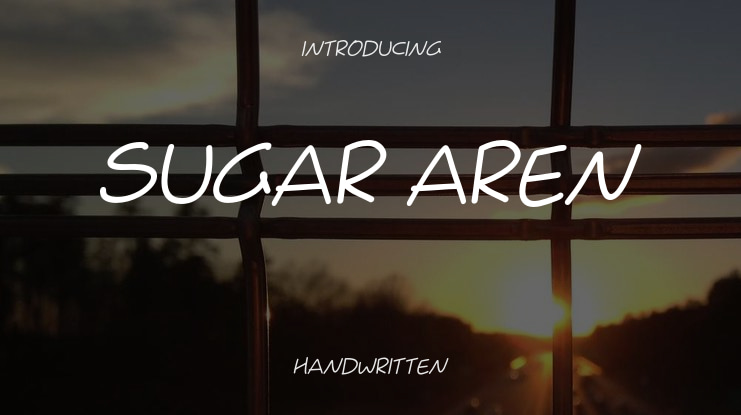 Sugar Aren Font