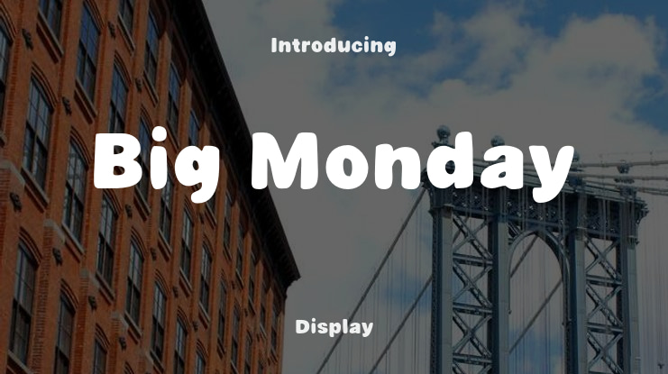 Big Monday Font
