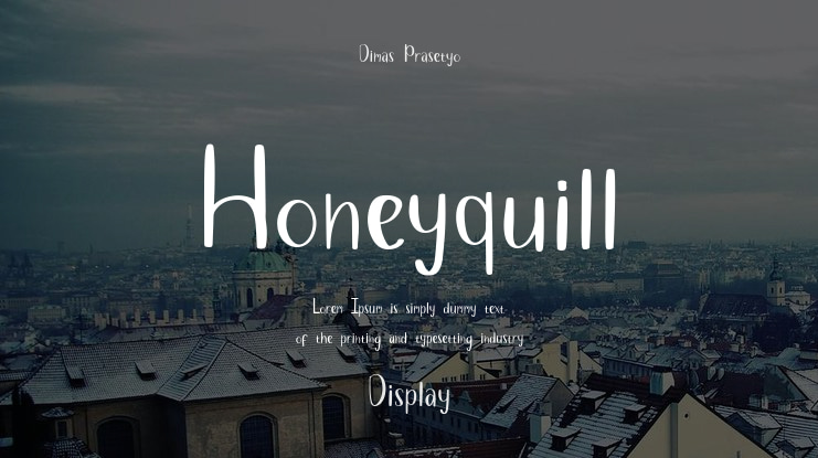 Honeyquill Font