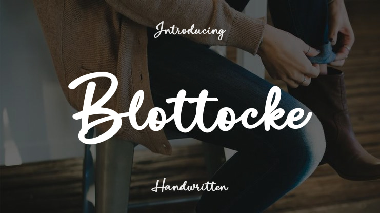 Blottocke Font