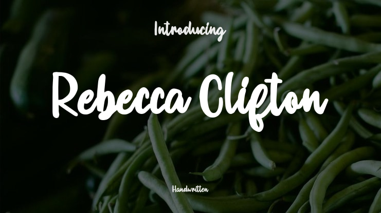 Rebecca Clifton Font