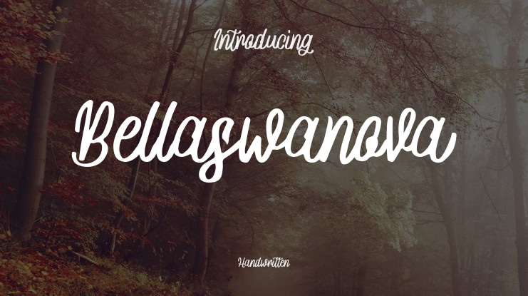 Bellaswanova Font