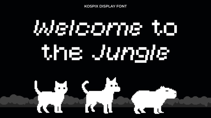 Kospix Pixel Font