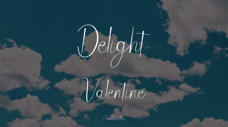 Delight Valentine Font