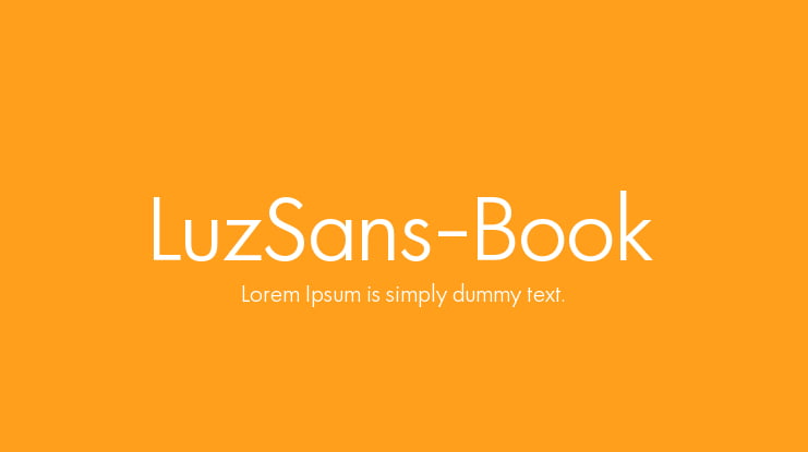 LuzSans-Book Font