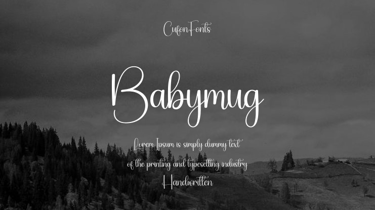 Babymug Font
