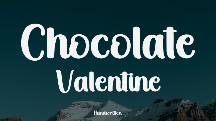 Chocolate Valentine Font