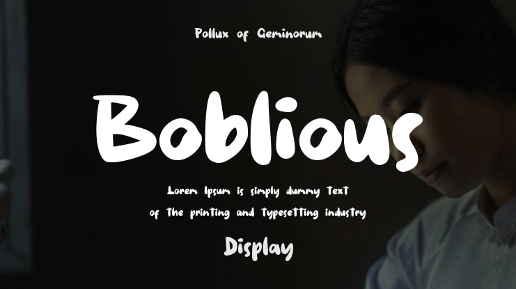 Boblious Font