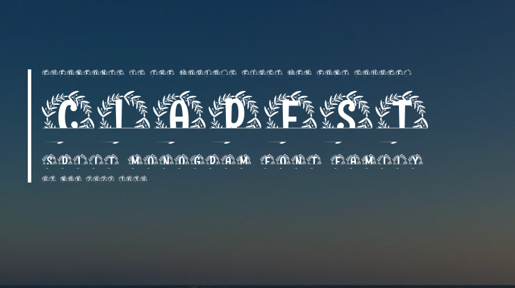 Clarest Split Monogram Font