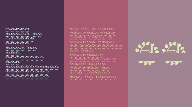 Elenford Split Monogram Font