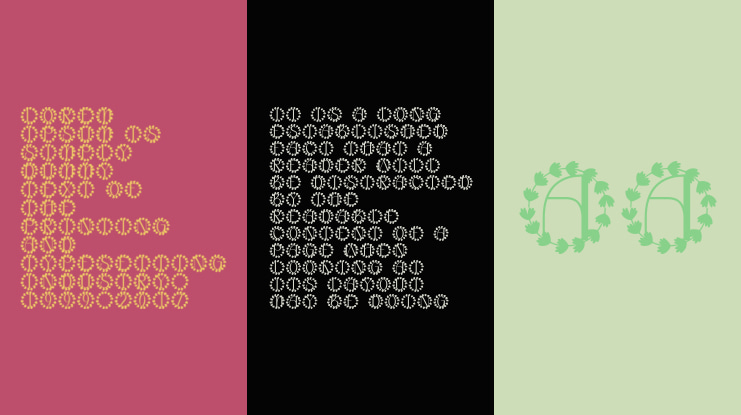 Elenford Monogram Font