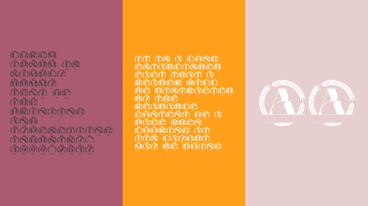 Avinelle Split Monogram Font