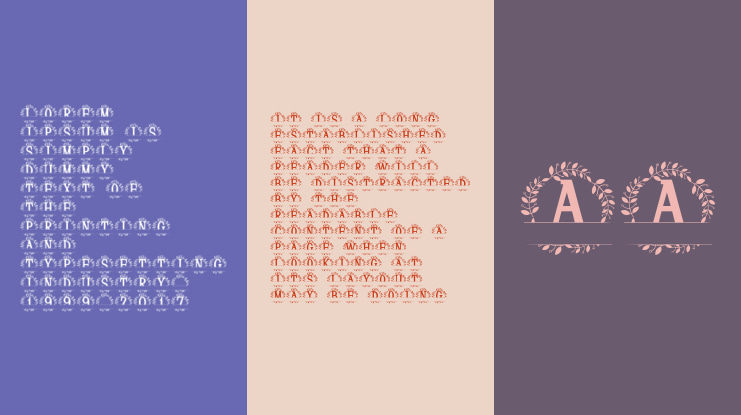 Finaris Split Monogram Font