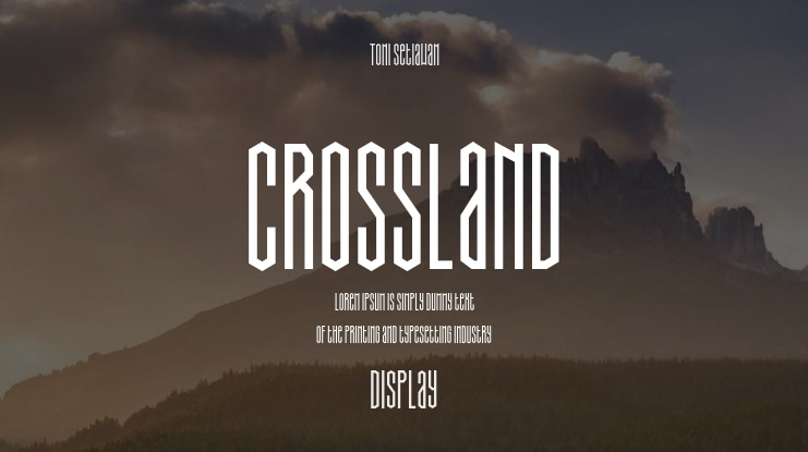 Crossland Font
