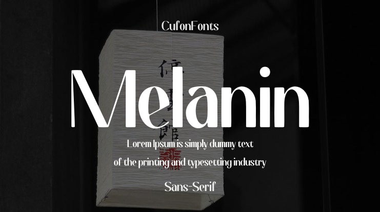 Melanin Font