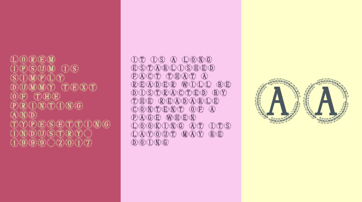 Fleurwyn Monogram Font