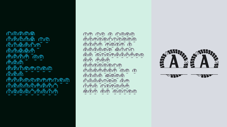 Finoria Split Monogram Font