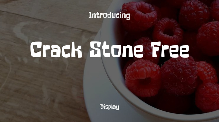 Crack Stone Free Font