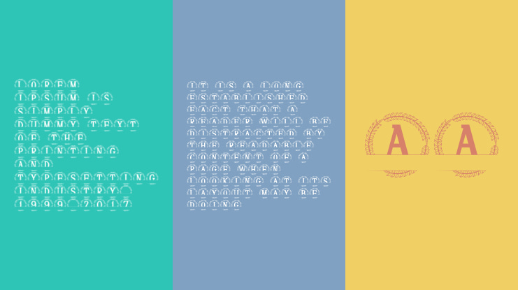 Fleurwyn Split Monogram Font