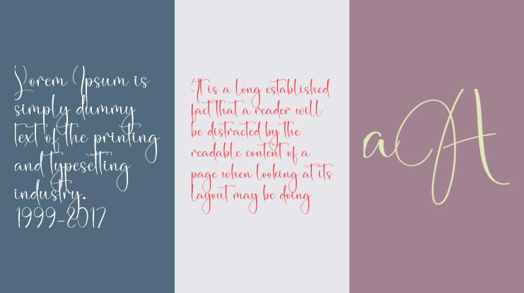 Ananta Signature Font